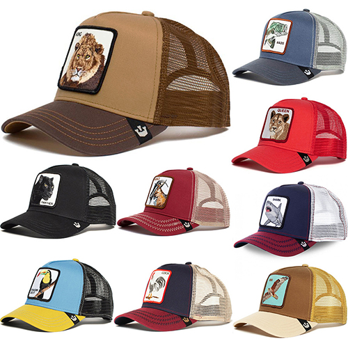 Trucker Hat for Men & Women Adjustable Baseball Hat Mesh Snapback Sturdy Outdoor Black Golf Hat
