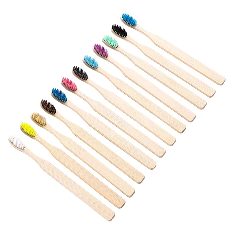 Biodegradable Bamboo Charcoal Toothbrushes, Soft Bristle, Eco-Friendly, Sustainable, BPA Free, Organic, Compostable, Travel Toothbrushes